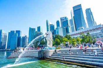 Tempat Wisata Favorit di Singapura - Merlion Park