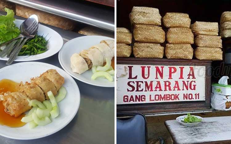 Tempat Wisata Kuliner di Semarang - Lumpia Gang Lombok